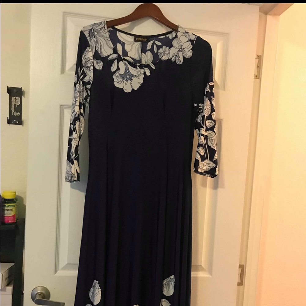 Blue flower dress